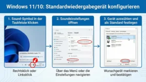 Windows 11/10: Standardwiedergabegerät konfigurieren – so geht’s