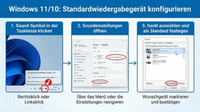 Windows 11/10: Standardwiedergabegerät konfigurieren – so geht’s