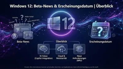 Windows 12: Beta-News & Erscheinungsdatum | Überblick