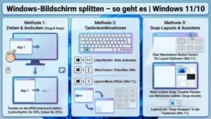 Windows-Bildschirm splitten – so geht es | Windows 11/10