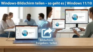 Windows-Bildschirm teilen – so geht es | Windows 11/10