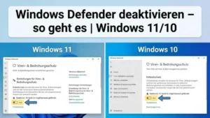 Windows Defender deaktivieren – so geht es | Windows 11/10