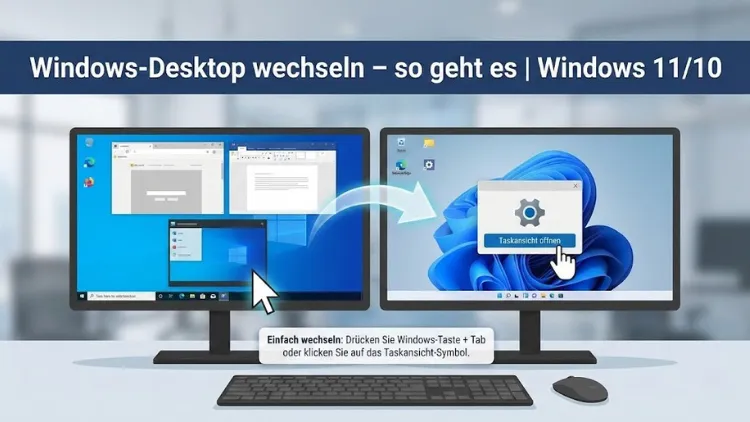 Windows-Desktop wechseln – so geht es | Windows 11/10