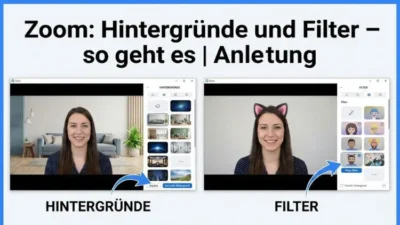 Zoom: Hintergründe und Filter – so geht es | Anleitung