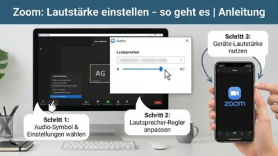 Zoom: Lautstärke einstellen – so geht es | Anleitung