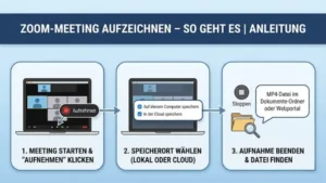 Zoom-Meeting aufzeichnen – so geht es | Anleitung