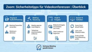 Zoom: Sicherheitstipps für Videokonferenzen | Überblick