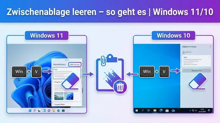 Zwischenablage leeren – so geht es | Windows 11/10