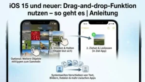 iOS 15 und neuer: Drag-and-drop-Funktion nutzen – so geht es | Anleitung