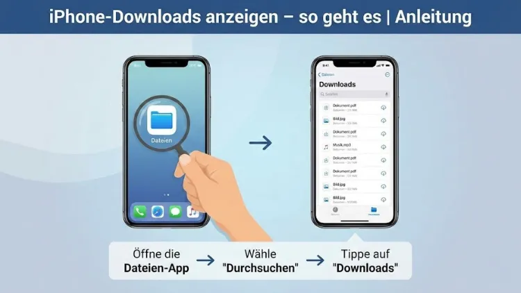 iPhone-Downloads anzeigen – so geht es | Anleitung
