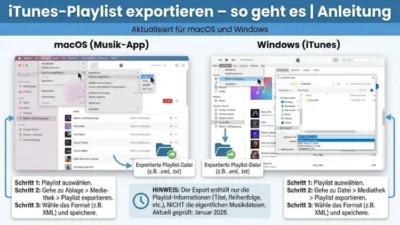 iTunes-Playlist exportieren – so geht es | Anleitung