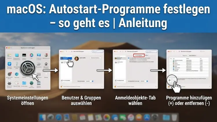 macOS: Autostart-Programme festlegen – so geht es | Anleitung