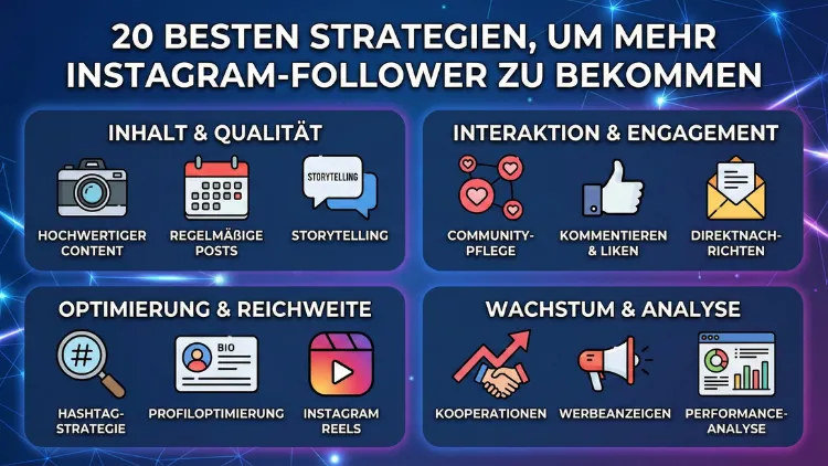 20 besten Strategien, um mehr Instagram-Follower zu bekommen
