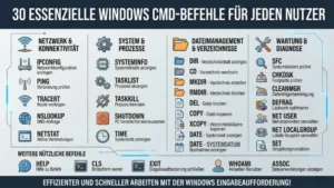 30 CMD-Befehle, die jeder Windows-User kennen sollte