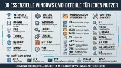 30 CMD-Befehle, die jeder Windows-User kennen sollte