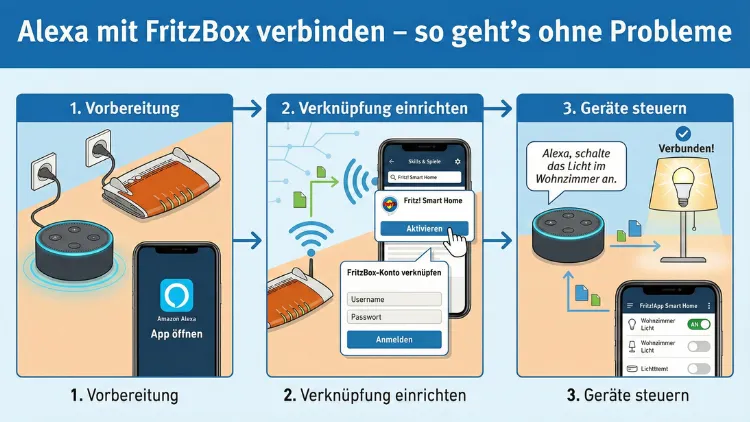 Alexa mit FritzBox verbinden – so geht’s ohne Probleme