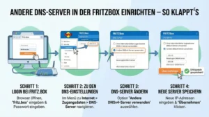 Andere DNS-Server in der FritzBox einrichten – so klappt’s