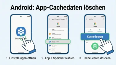 Android: App-Cachedaten löschen – so geht’s einfach