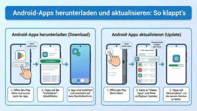 Android-Apps herunterladen und aktualisieren: So klappt’s