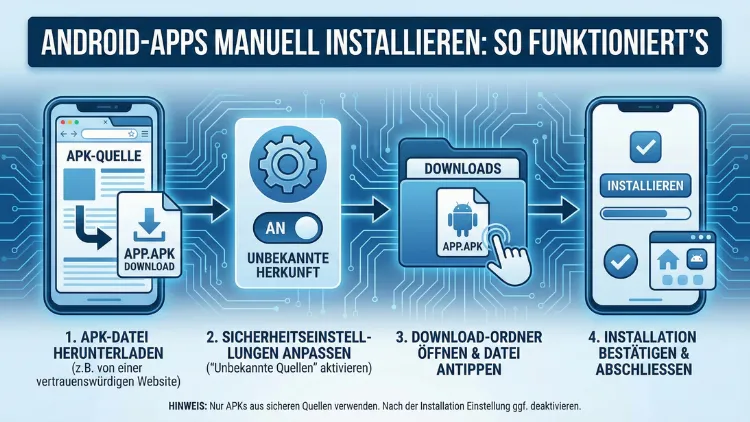 Android-Apps manuell installieren: So funktioniert’s
