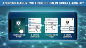 Android-Handy: Wo finde ich mein Google-Konto?