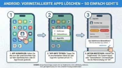 Android: Vorinstallierte Apps löschen – so einfach geht’s