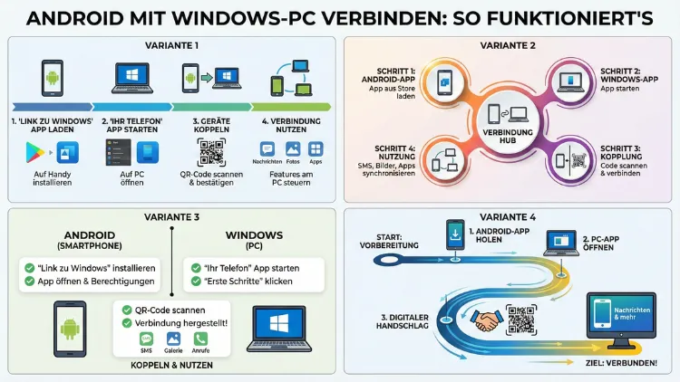 Android mit Windows-PC verbinden: So funktioniert’s