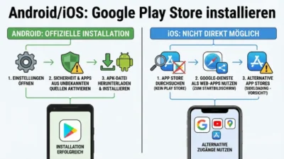 Android/iOS: Google Play Store installieren – so geht’s