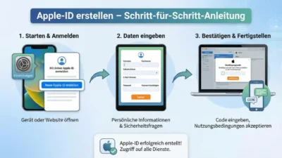 Apple-ID erstellen – Schritt-für-Schritt-Anleitung