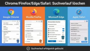 Chrome/Firefox/Edge/Safari: Suchverlauf löschen – so geht’s