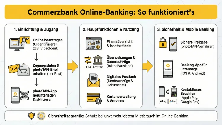 Commerzbank Online-Banking: So funktioniert’s