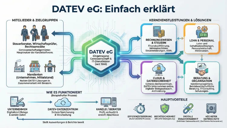 DATEV: Was ist DATEV eG? Einfach erklärt
