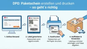 DPD: Paketschein erstellen und drucken – so geht’s richtig