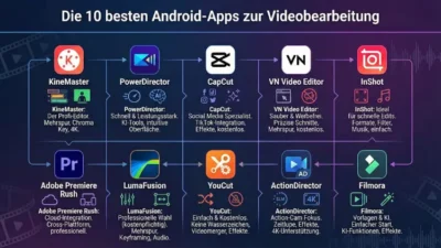Die 10 besten Android-Apps zur Videobearbeitung im Vergleich