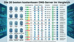 Die 20 besten kostenlosen DNS-Server im Vergleich