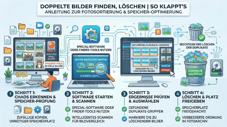 Doppelte Bilder finden, löschen | So klappt’s