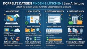 Doppelte Dateien finden, löschen | Eine Anleitung