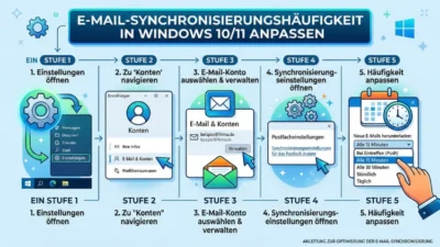 E-Mail-Synchronisierungshäufigkeit in Windows 11/10 anpassen