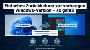 Einfaches Zurückkehren zur vorherigen Windows-Version – so geht’s