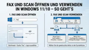 Fax und Scan öffnen, verwenden in Windows 11/10 – so geht’s