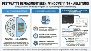 Festplatte defragmentieren: Windows 11/10 – Anleitung