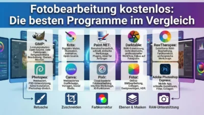 Fotobearbeitung kostenlos: Die besten Programme im Vergleich