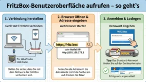 FritzBox-Benutzeroberfläche aufrufen – so geht’s