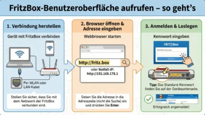 FritzBox-Benutzeroberfläche aufrufen – so geht’s