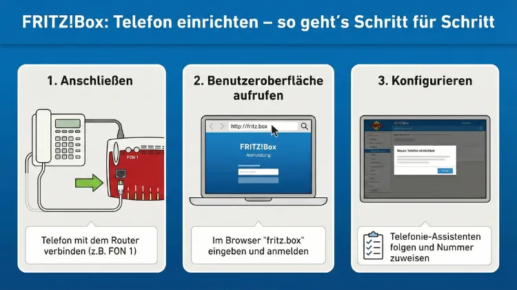 FritzBox: Telefon einrichten – so geht’s Schritt für Schritt