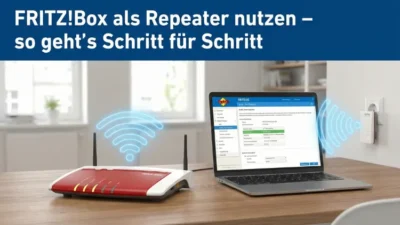 FritzBox als Repeater nutzen – so geht’s Schritt für Schritt
