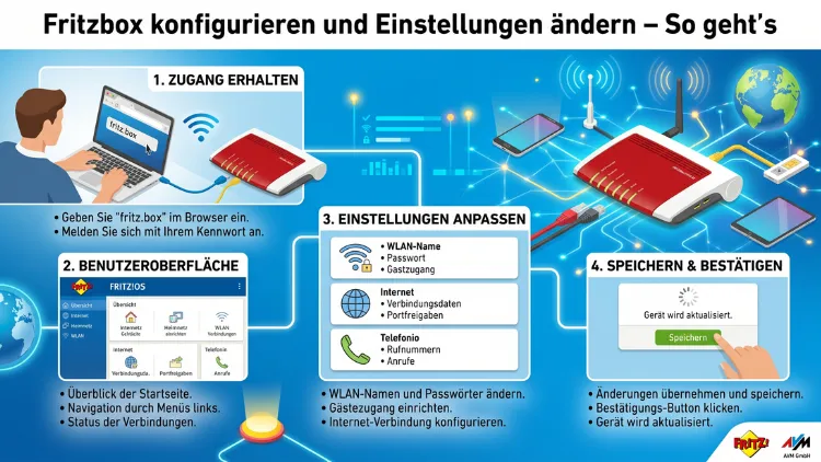 Fritzbox konfigurieren und Einstellungen ändern – So geht’s