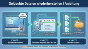 Gelöschte Dateien wiederherstellen | Anleitung