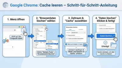 Google Chrome: Cache leeren – Schritt-für-Schritt-Anleitung