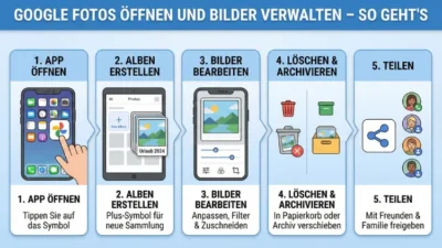 Google Fotos öffnen und Bilder verwalten – so geht’s